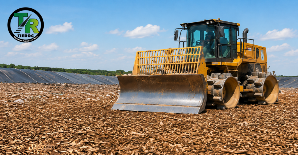 TIEROC alternative daily cover supporting landfill RNG operations